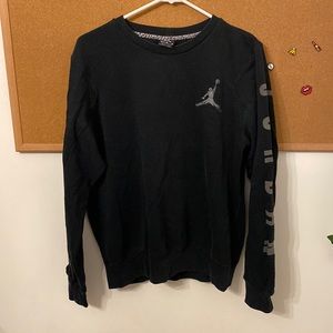 Black Air Jordan Crewneck